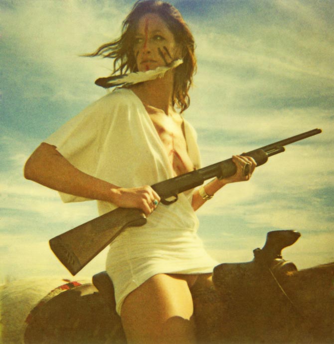 Photo from First volume of Pulp Art Book. Western