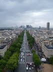 Panoramic view over Paris