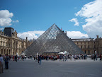 Pyramid in Museum of Louvre