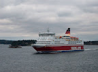 Ferry rendezvous at sea