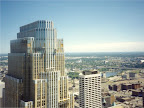 Panoramic view over Minneapolis