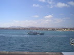 Catamaran arriving to Corralejo