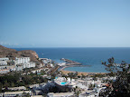 Panoramic view over Puerto Rico harbor