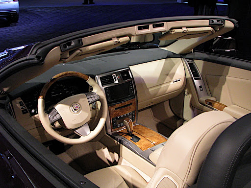 Cadillac XLR Interior. 2009 North American International Auto Show Photos by 