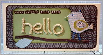 5 hello card