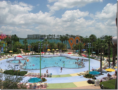 The Hippy Dippy Pool at Pop Century Resort - Walt Disney World