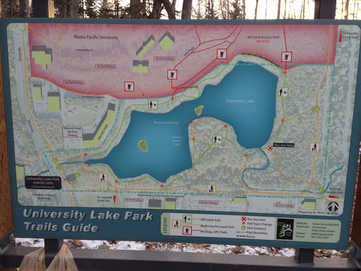 University Lake Park Trails Guide