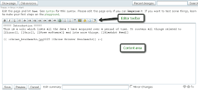 Dokuwiki Screenshot