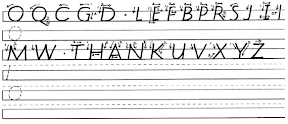 Practice writing capital letters Handwriting tips - Practice capital letters