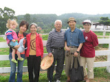 Angie with Fannie and Ya-pei and their families at a local recreation farm