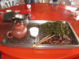 after a tea drinking session in Maokong