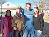 Angie and I visiting Tim and Sarah Widener in Osceola, IA