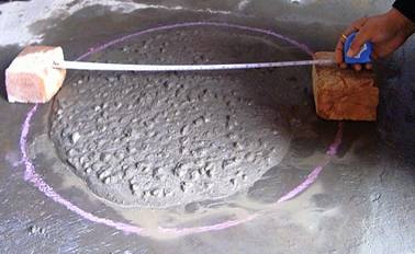 test on self compacting concrete 