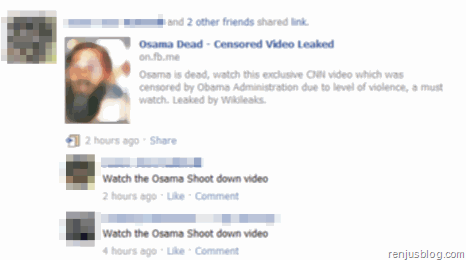 Osama+facebook+status+picture