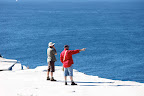 Spotting whales from the white cliffs of Marley, Royal National Park
