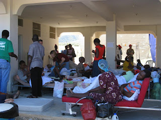 The ER/Triage unit.  Nurse Laura is in the middle taking care of a patient.