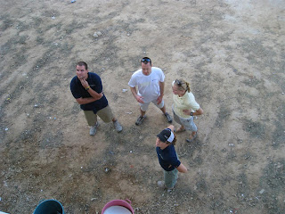 Chris, Darren, Robin and Erika at the end of the day.