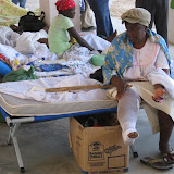 Patients in the ER/triage area.