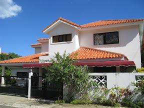 The current Makarios house.  Our room is on the back of the house.
