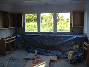 All the cabinets are in! Now, just waiting on the doors.