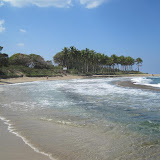 It was almost high tide, so we had to walk through water in a few places
