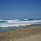 We had 8 foot waves cresting near our cove.