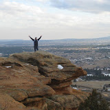 Lauren on top of the world!