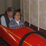 Uncle David and Aunt Sharon make a great boblsed team.