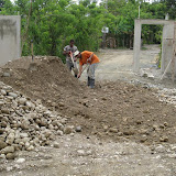 River rock for filling in the driveway.