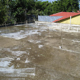 Roof that will soon be a 2nd floor of class rooms.