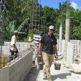 A lot of moving concrete.