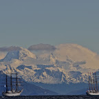 1ére rencontre avec les vieux gréements sur le canal de Beagle Est