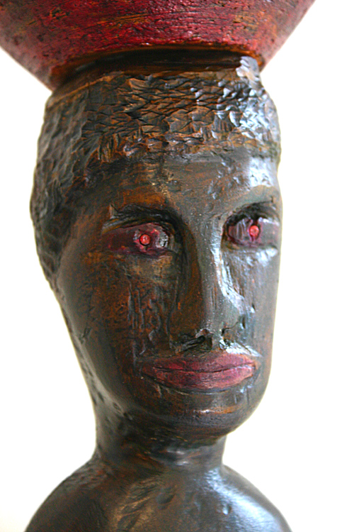 african woman, 2005, detail