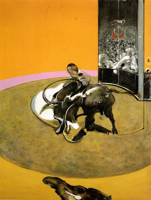 francis bacon, study for a bullfight no 1 first version