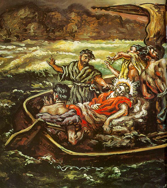 Giorgio de Chirico, Christus en de storm