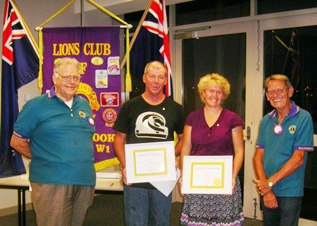 Two New Members Joined the Ellenbrook Lions Family on 20th January 2011