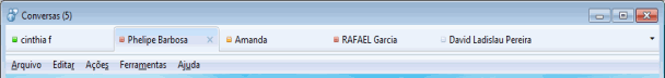 Windows Live Messenger 2011 - Conversa em abas Windows Live Messenger 2011 - Conversa em abas