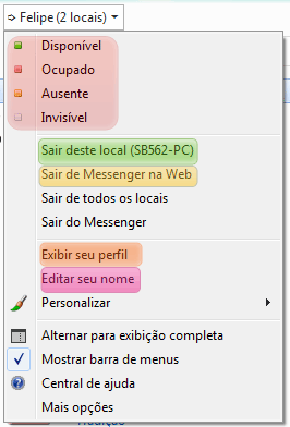 Windows Live Messenger 2011 - Mudar status, locais, personalizar Windows Live Messenger 2011 - Mudar status, locais, personalizar