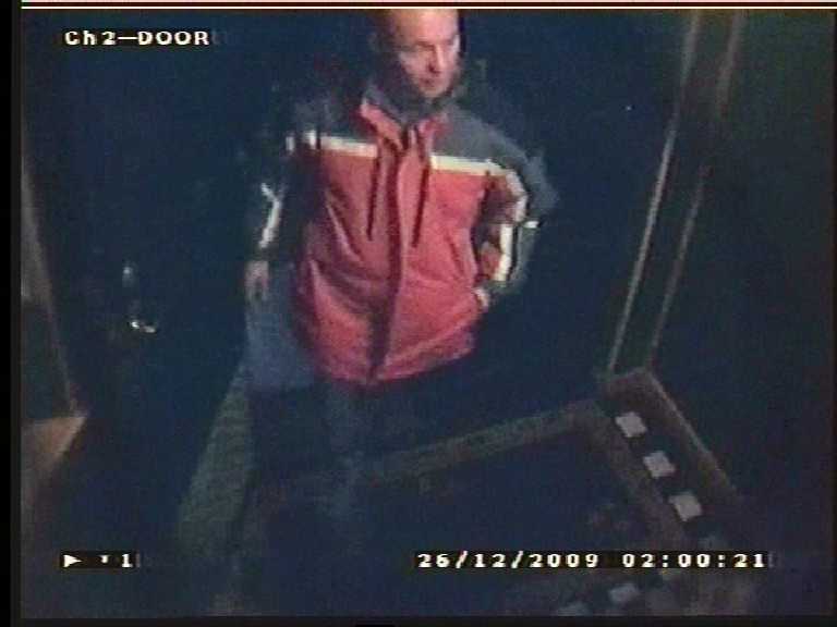 CCTV from the Coast bar, Morecambe, recorded on Boxing Day 2009