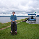 The scenic shoreline of Lake Ypacaraí