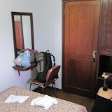 Overpriced hotel room in Encarnación. $50 due to the Carnival (which was later cancelled)