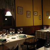 The dining room was ready for guests but we were the only ones that night.