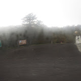 A foggy morning at the top of Cardenal Antonio Samoré Pass.