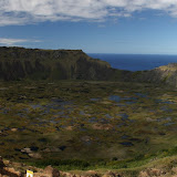 The crater or Rano Kau