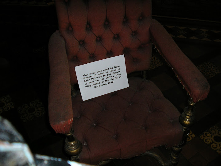 chair that William III sat in