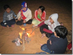 kids campfire