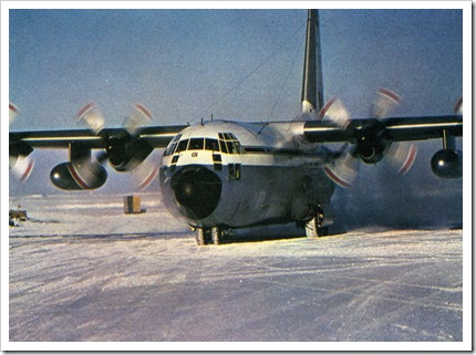 C130 on the ice runway