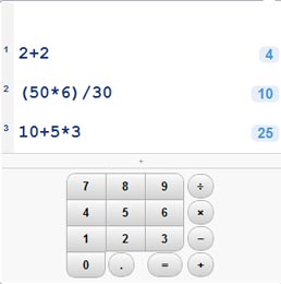 googleOS calculator