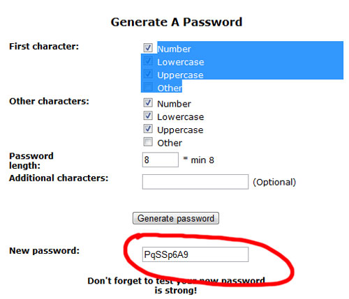 генератор паролей