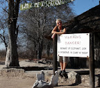 Im Khaudom Park, NO Namibia. Wochenende, keiner da. Wir bleiben 2 Nächte, es war super.